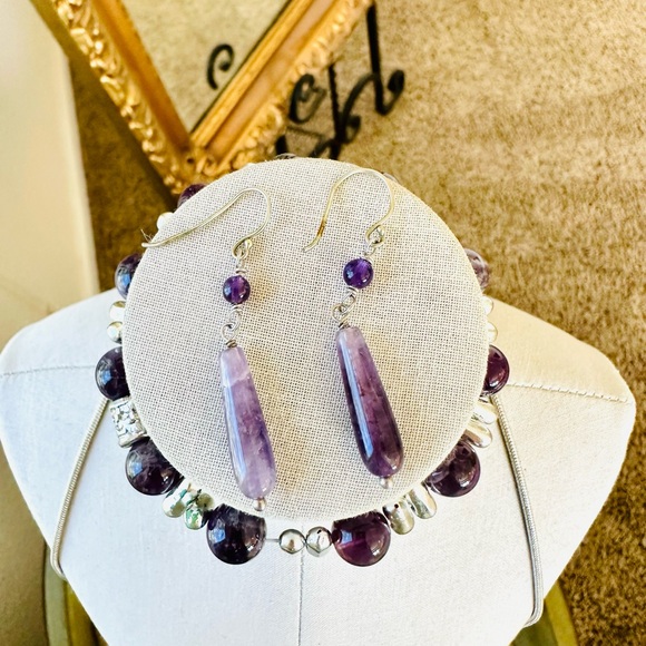 Natural Amethyst Jewelry lot - Picture 6 of 15